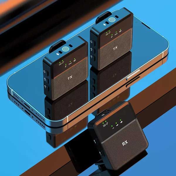 SX9i Dual Professional Wireless Lapel Microphone For iPhone